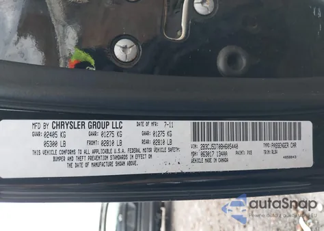 2011 Dodge Challenger R/T z USA, uszkodzony, nr VIN 2B3CJ5DT0BH605440